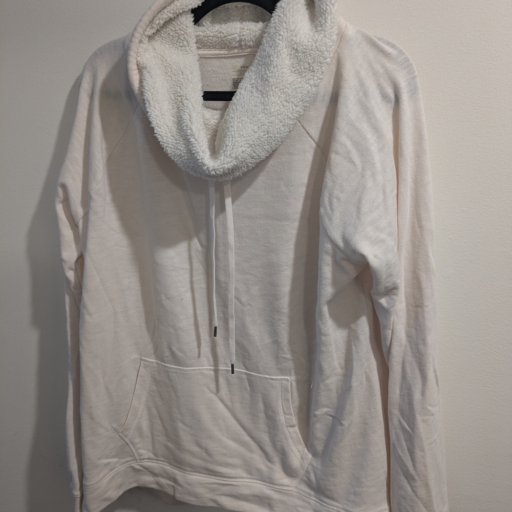 Tek Gear Off-White Cowl Neck Sweater